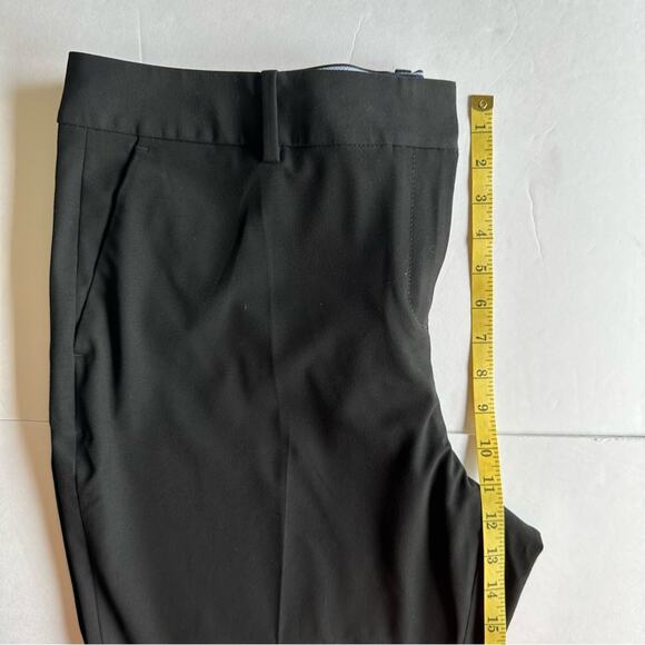 Lands’ End Trouser Pant Wide Leg Mid-Rise Stretch Black 18P Petite Classic Work - Picture 13 of 14